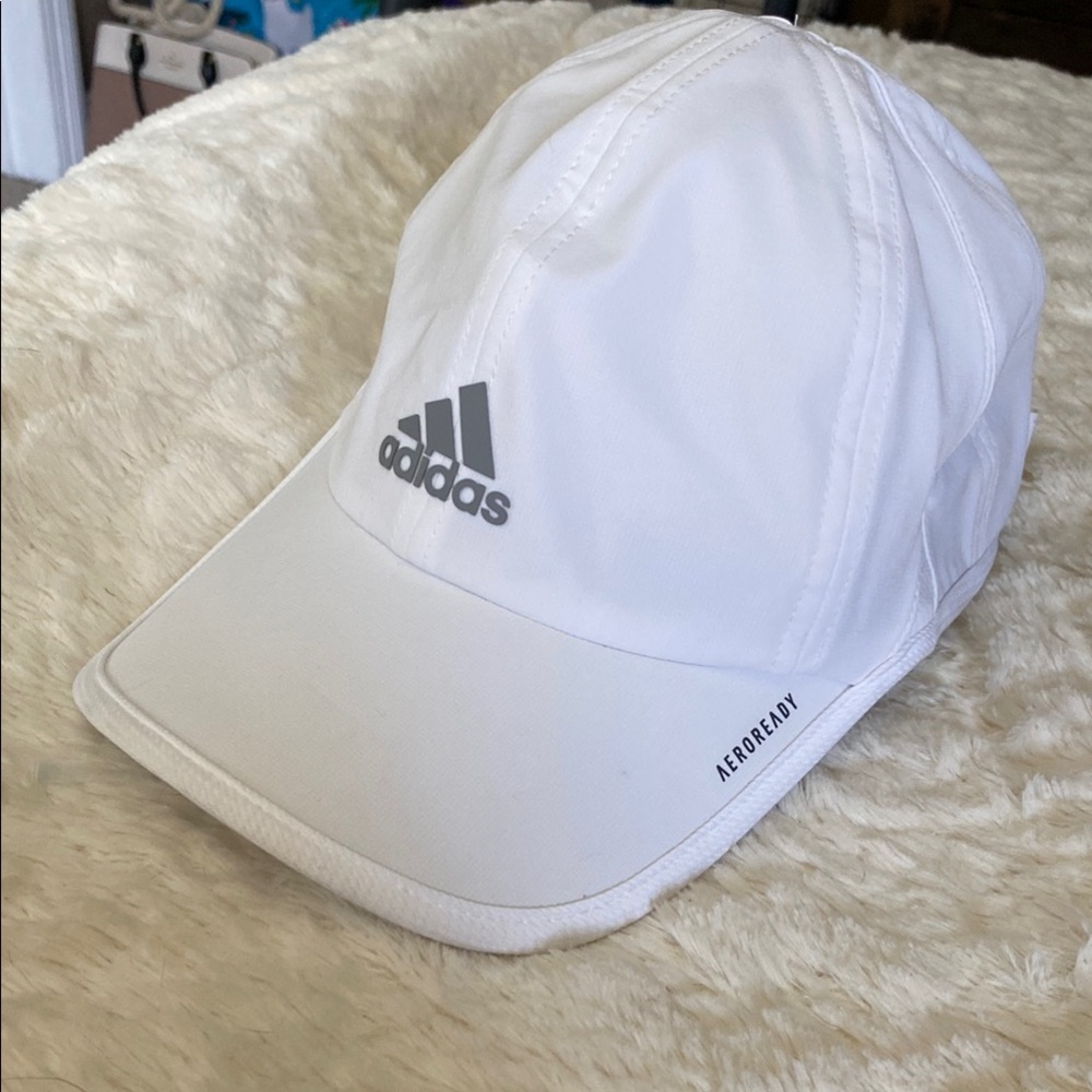 Adidas Aeroready White Cap